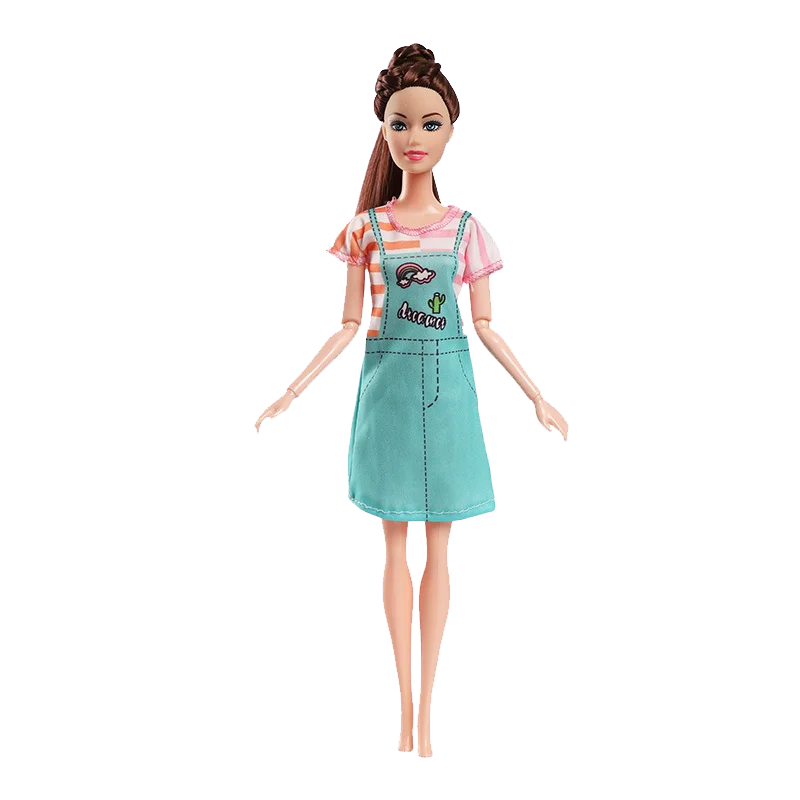 Ensemble de vêtements Barbie pour poupées Barbie, chemise faite à la main,  jupe arc-en-ciel à la mode, robe 1/6 BJD SD FR, accessoires de jouet  beurre, 1 ensemble - AliExpress