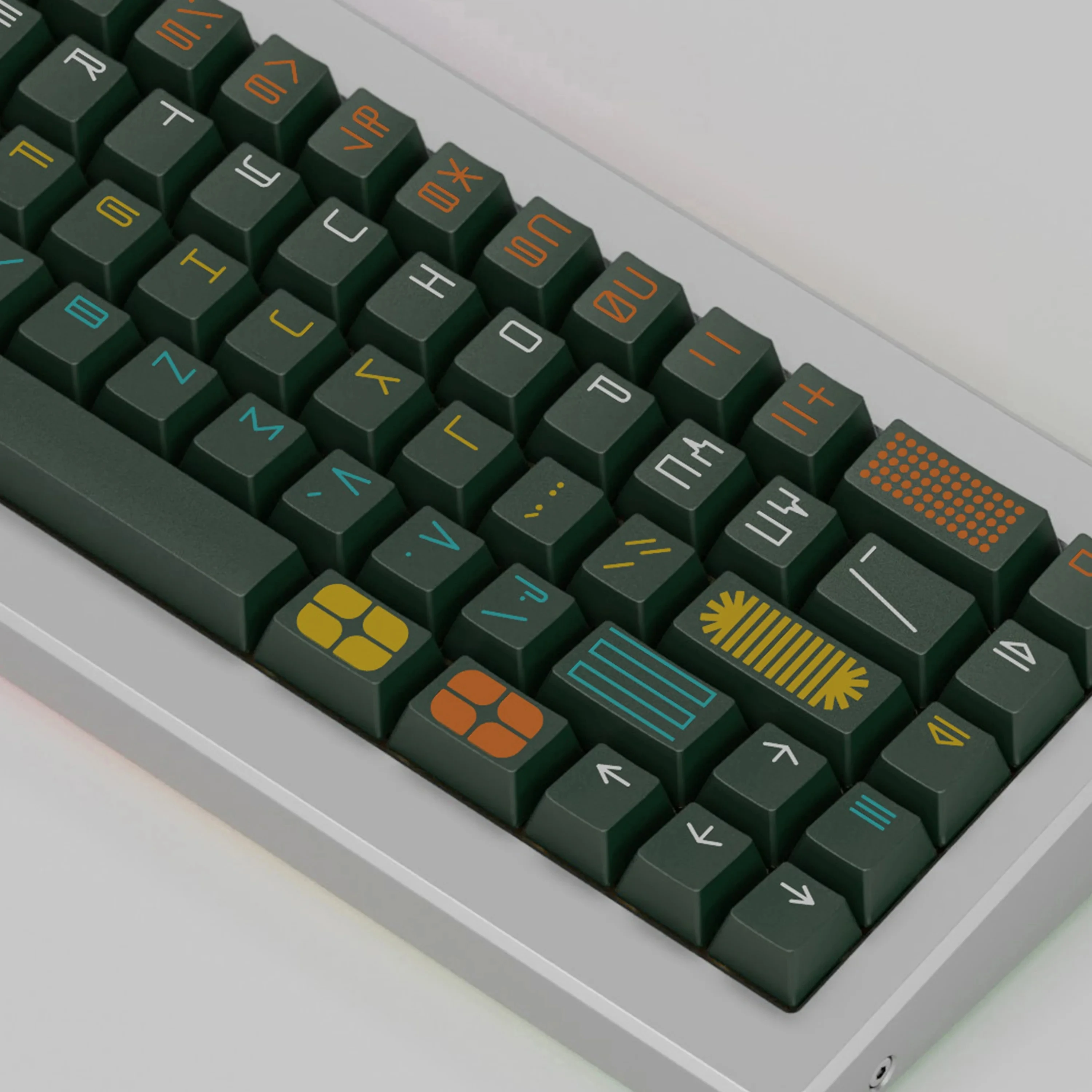 Expo Pbt Teclado Mecânico Perfil Gmk 142 Perfil Cereja Sublimação de Tintura para Interruptor mx Duplo b Split Keybar - Imagem 3