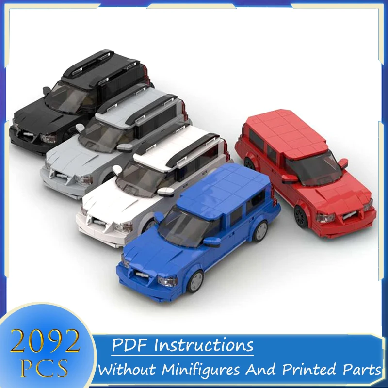 

Car Series Building Blocks V70 Set of Five Colors City Vehicle Diy Assemble Bricks Transportation Educational Creative Toys Gift