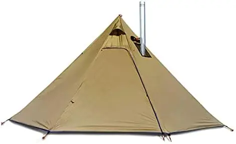 

Persons 5lb Lightweight Tipi Hot Tents with Stove Jack, 7'3" Standing Room, Teepee Tent for Hunting Family Team Backpack
