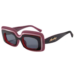 Luxury Retro Square Sunglasses - Unisex Designer UV400 Protection (As picture)