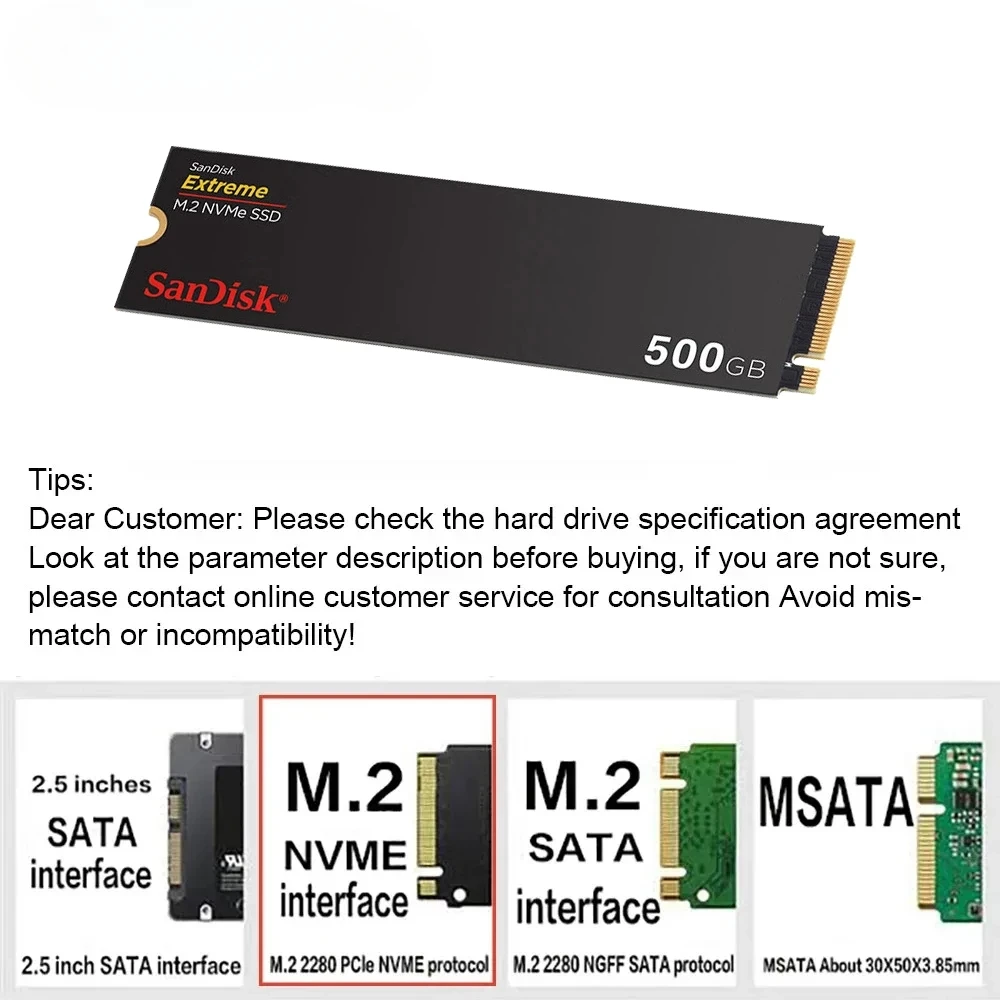 Sandisk SSD ÷ ͽƮ  ָ Ʈ ũ ϵ ̺, ũ Ʈ PC  M.2 NVMe, 250GB, 500GB, 1TB, 