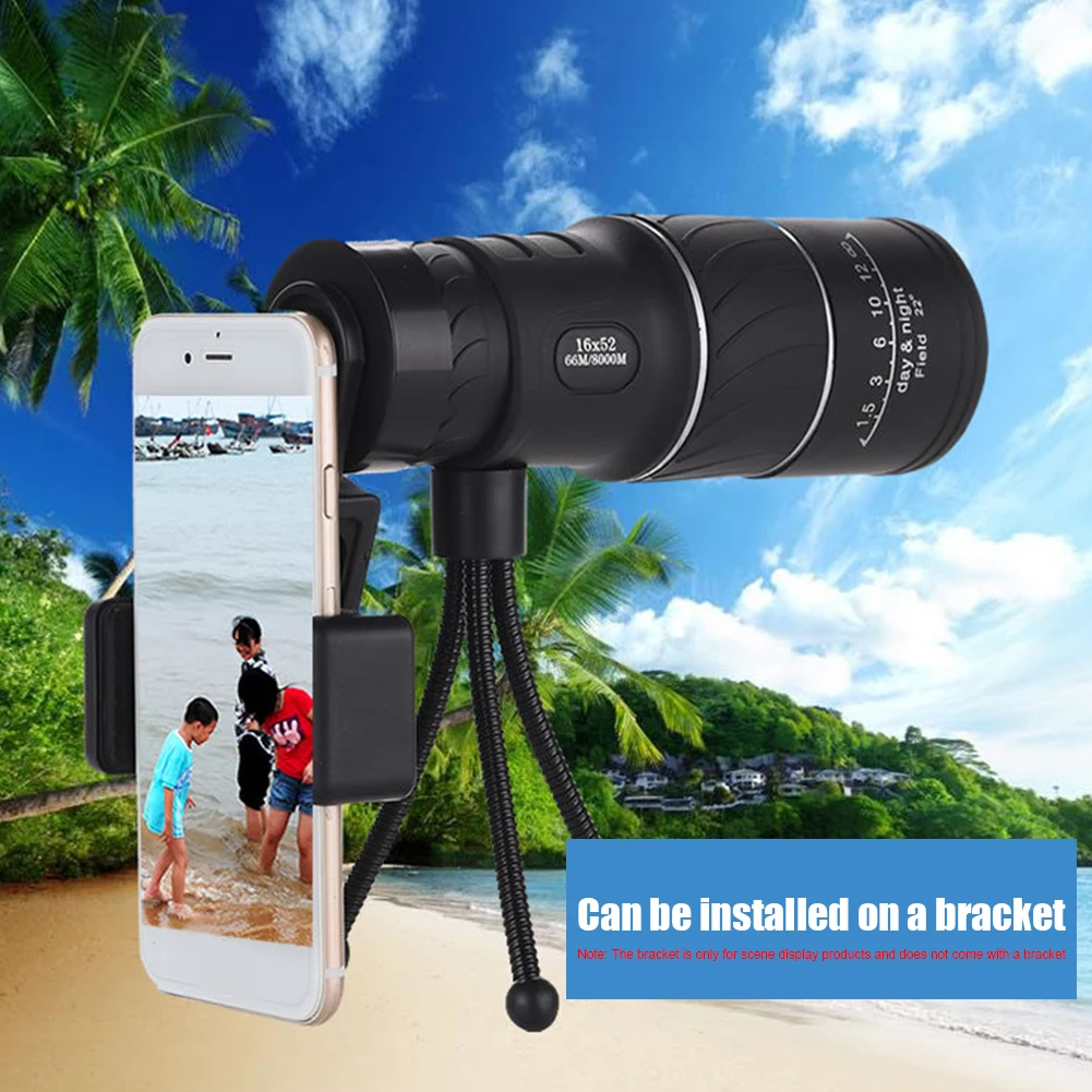 2018 High-definition Monocular 16x52 / Night Vision Monocular Dual