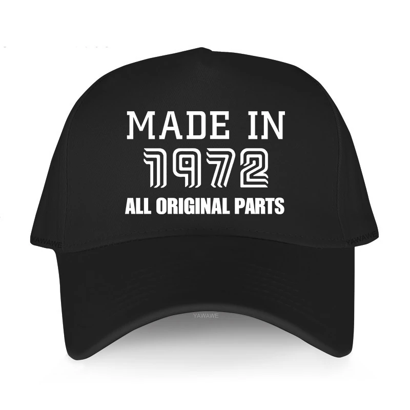 Fashion hat Made In 1972 Baseball Caps Unisex Adjustable Man Outdoor Birthday Gift Cap navy baseball cap mens
