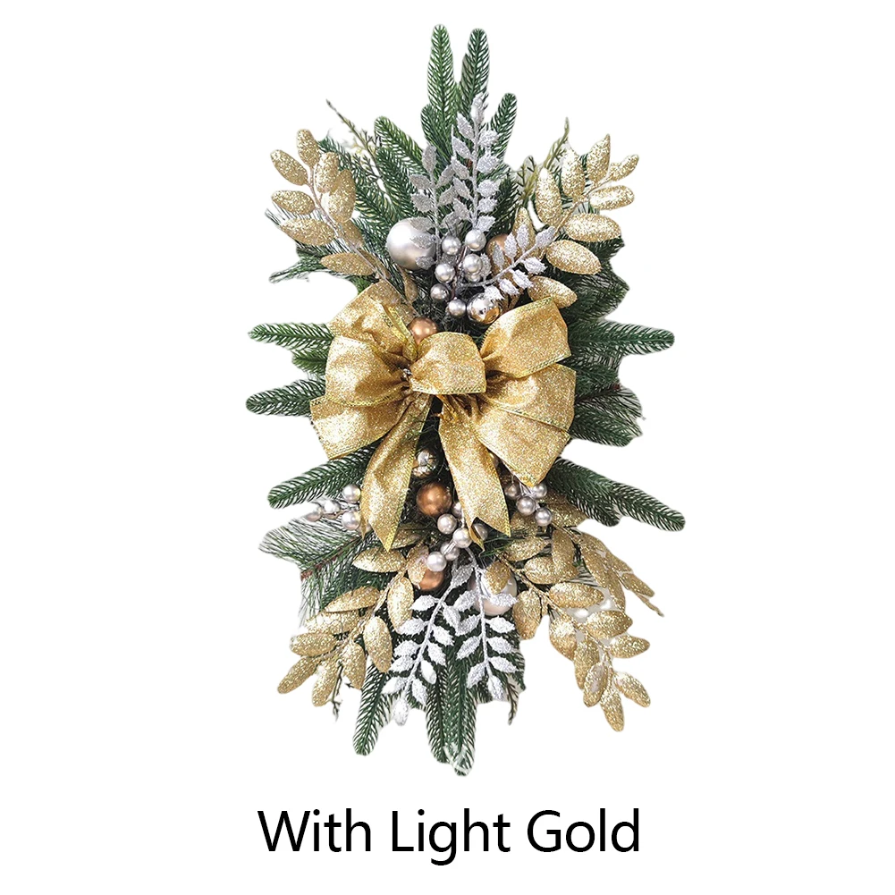 Holiday railing decor wreath