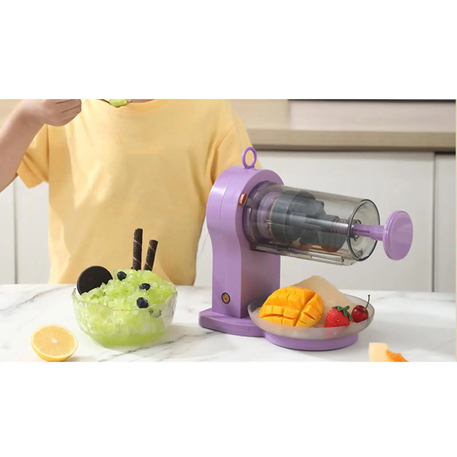 Electric Ice Crusher Shaver Electric Ice Crusher for Home Use Iced Tea Party Business Cocktails Household Drinks Desserts Tool 5