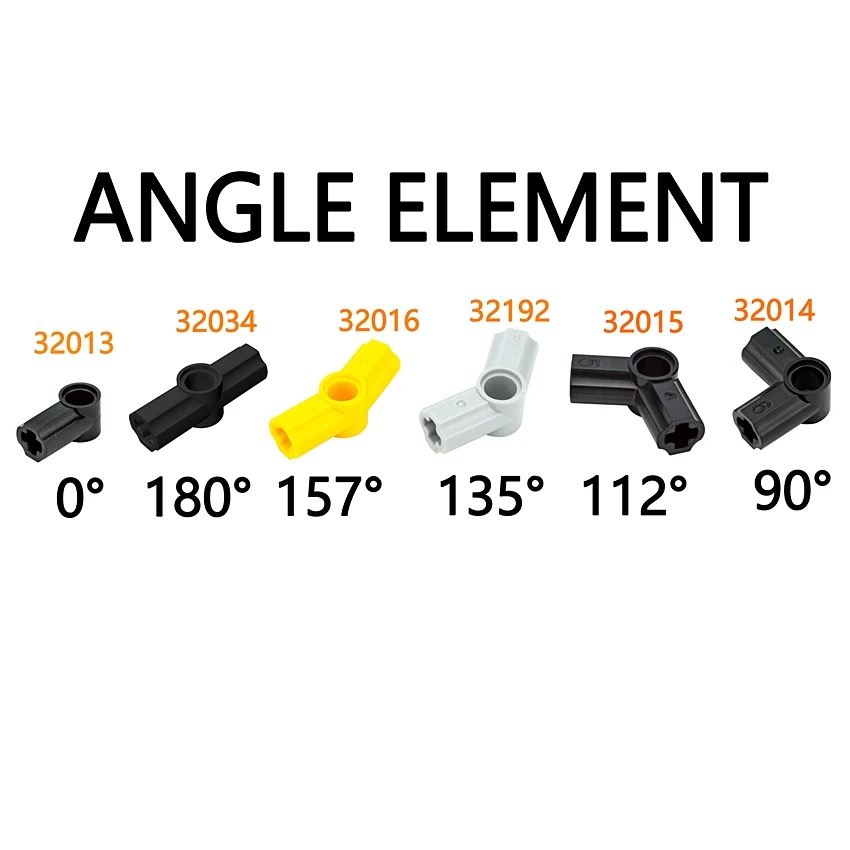 Enhanced Building Block Connector Accessories - Technical Parts for Creative Construction Toys