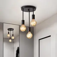 Industrial style restaurant E27 living room ceiling light retro bedroom kitchen corridor staircase countryside pendant light 2