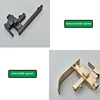 Matte Black Square Bathtub Shower Faucets Floor Standing Faucet Hot Cold Water Shower Mixer Tap Bathroom Waterfall Mixer 5