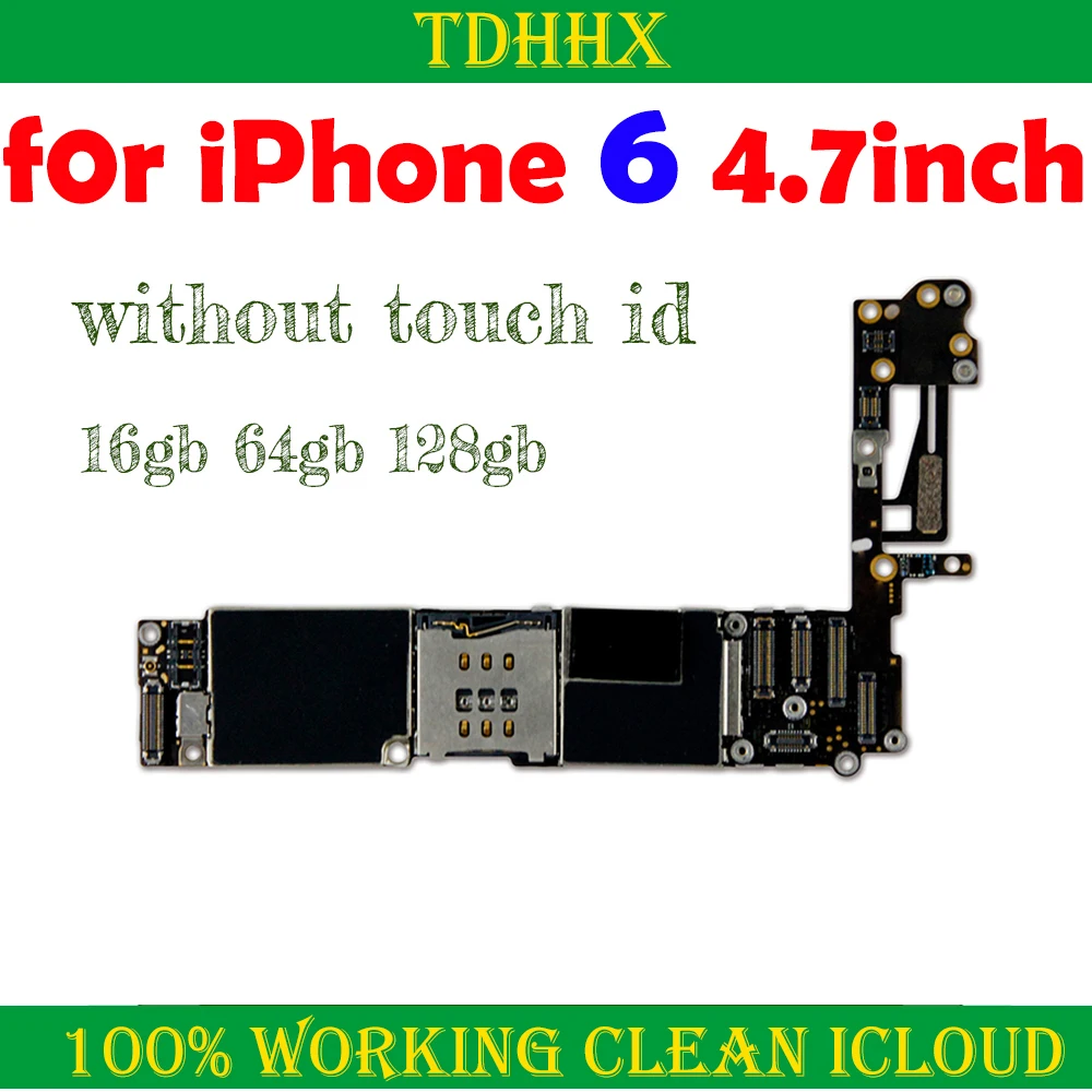 iPhone Motherboard For iPhone 6 6S 6Plus 6SPlus 5.5inch Good Tested Free iCloud Full Chips iOS System iphone motherboard