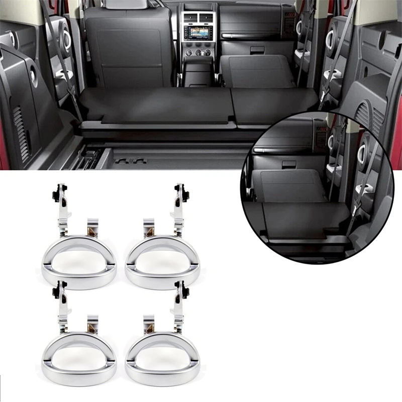 

4 Pcs/Set Car Interior Door Handle Door Handle Satin For Nitro 2007-2011 68004828AA 68004829AA