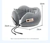 U Shaped Memory Foam Neck Pillows Soft Slow Rebound Space Travel Pillow Sleeping Airplane Car Pillow Cervical Healthcare Supply 5