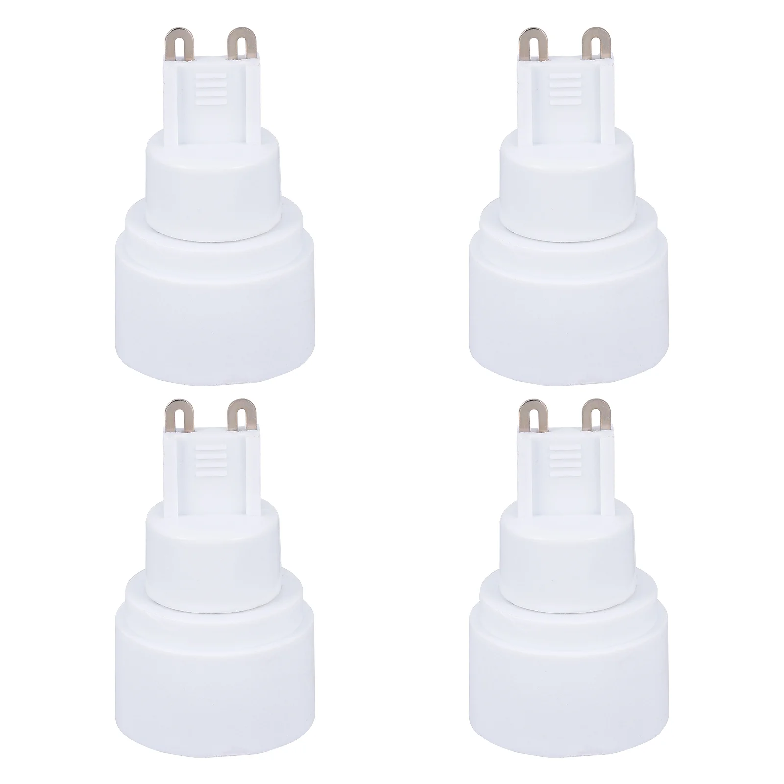 

4pcs LED Ceramic Light Bulbs Socket G9 to E14 Adapter Converter for Standard LED Bulbs （ 100- 230V ）