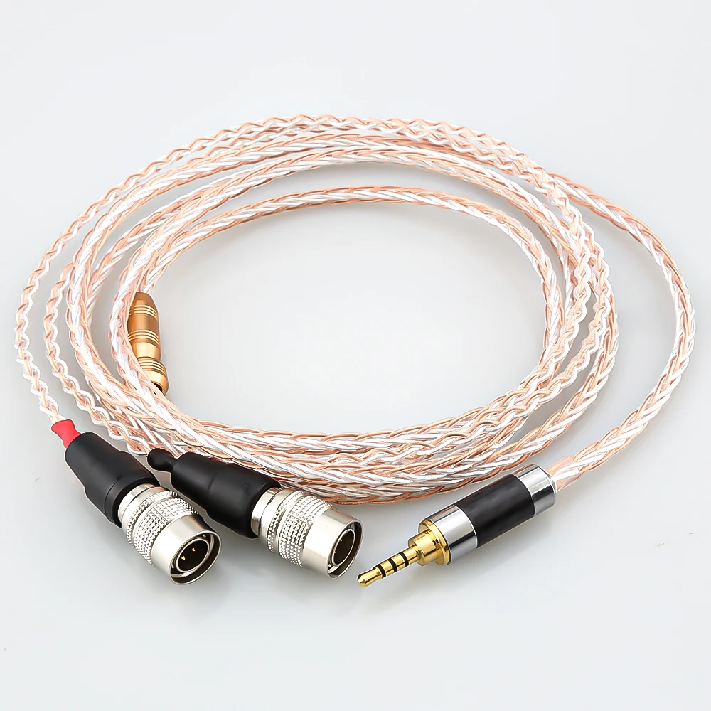 

Audiocrast 2.5mm 4.4mm XLR 7N occ Silver Plated Headphone Upgrade Cable for Dan Clark Audio Mr Speakers Ether Alpha Dog Prime