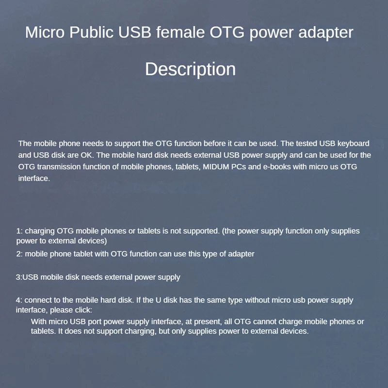 OTG Adapter 2Pcs 90 Degree Left/Right Angle Micro-USB To USB for Fire TV Stick Android Phone Tablet conversion board