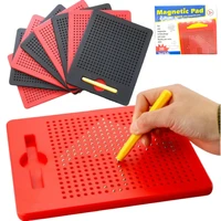 Magnetic Ball Drawing Board With Pen Kids Learning Drawing Sketch Pad Tablet Educational Toys For Children Adult Notebook Gift 1