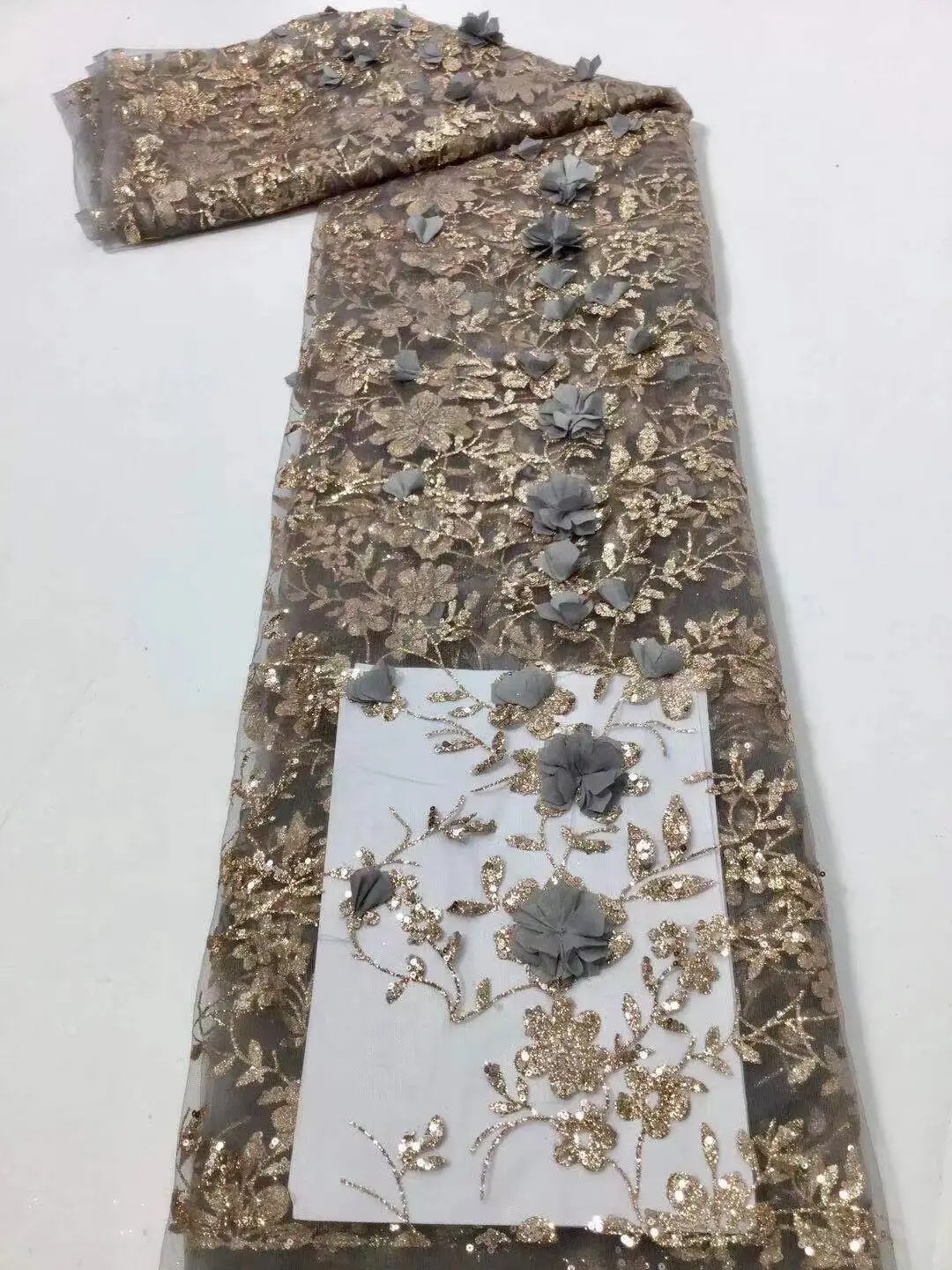 

Красивая свадебная дизайнерская ткань с вышивкой, французский тюль, сетка, кружево, Нигерия, ткань для вечернего материала