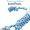 Pet Dog Squeaky Toy For Small Meduim Dogs Soft Plush Chew Stuffed Animal Shape Bite Resistant Dog Cotton Rope Toys Pets Supplies 2