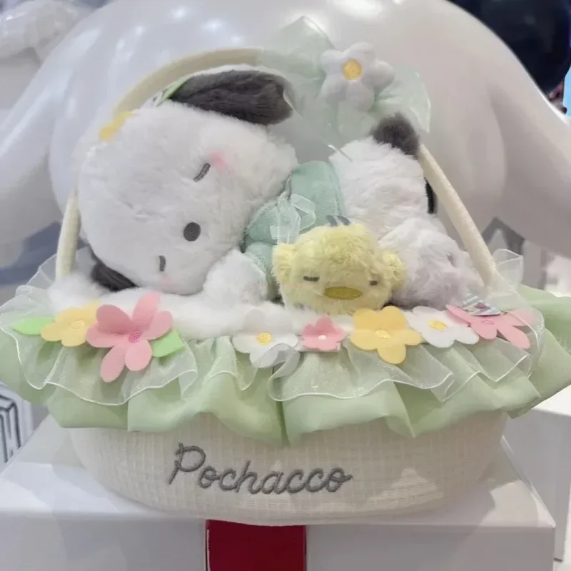 

MINISO Sanrio Hellokitty понравился кукла в виде плюшевой куклы в виде корзины с цветами семейная игрушка подарок