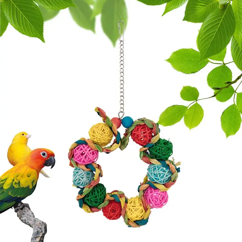 

Попугай Птицы игрушки качели игрушки, птица, корабельная игрушка, попугай, качели, игрушки, изготовленные с кукурузной шелушкой Sepak Takraw, натуральные, подвешиваемые