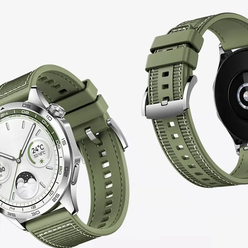 Stylish 22mm Woven Braid Belt Watch Strap - Official Edition