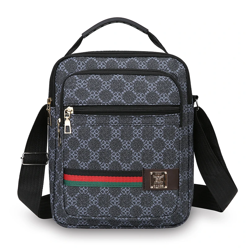 Crossbody Bag Men New Trendy Multi Layer Versatile Shoulder Handbag Casual Business Sling Messenger Bag for Daily Use and Travel