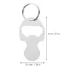 6pcs Shopping Trolley Token Shopping Cart Key Chain Convenient Bottle Opener Token Keychain Shopping Cart Token Metal Cart Coin 2