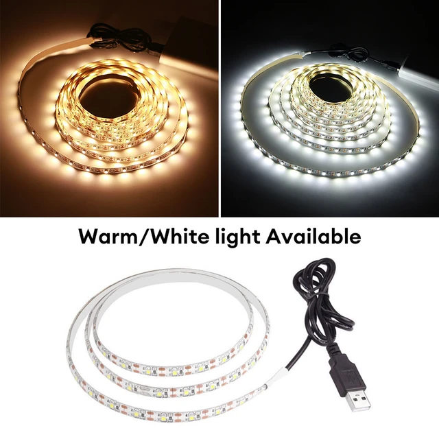 DC 5V USB LED Strips 2835 White Warm White LED Strip Light TV Backgrou –  www.