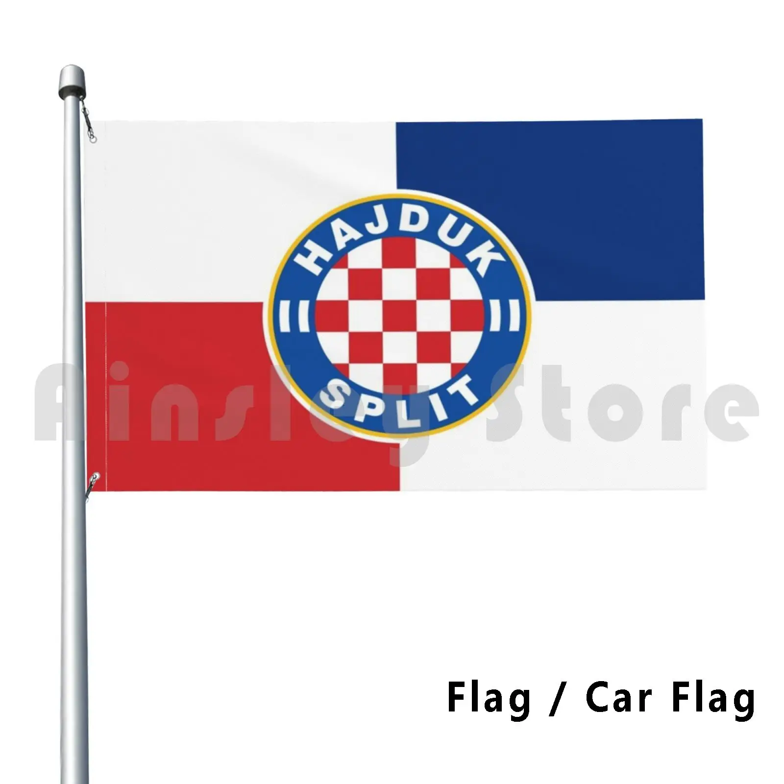 Bandera dividida de la casa personalizada, bandera personalizada