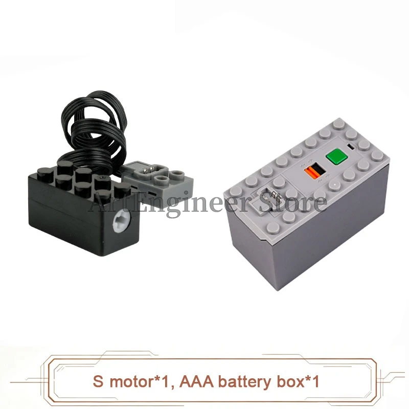 Enhanced High Torque Servo Motor Set for Technical Building Block Construction