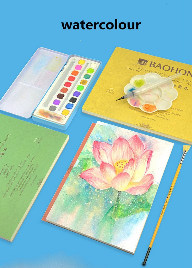 Baohong Artist Watercolor Cotton Pulp Watercolor Paper 100% - Temu