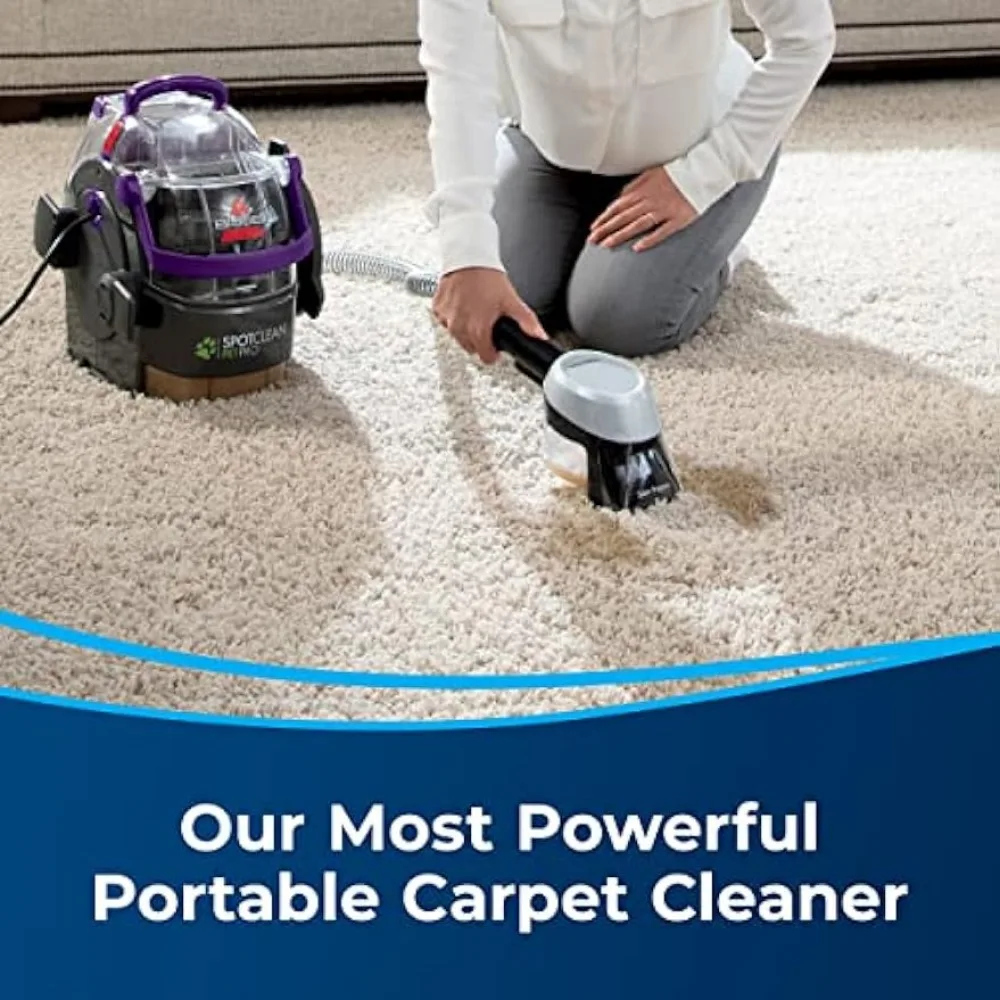 HAUSHOF Portable Carpet Spot and Upholstery Cleaner, Lightweight Handheld  Deep Cleaner Machine, White & Light Grey - AliExpress