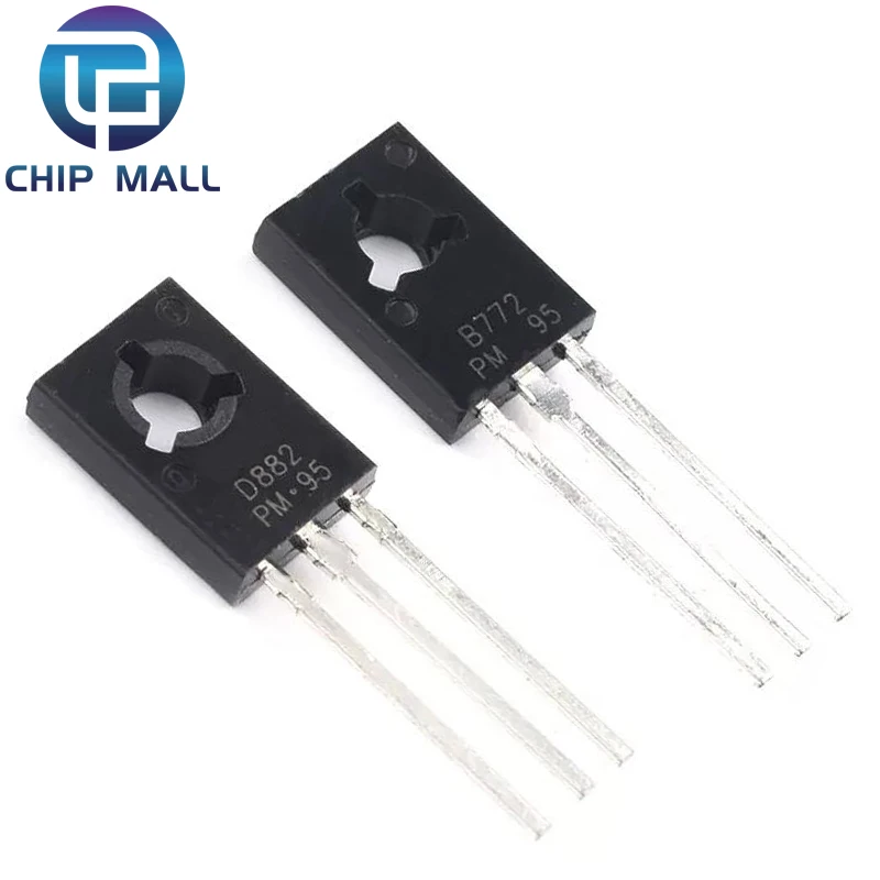 BJT Transistor Transistors Kit 20PCS BD139 BD140 ( 10PCS BD139 + 10PCS BD140 ) (10PCS BD679 + BD680 ) (10PCS 2SD882 2SB772 TO-126 D882 MJE1303