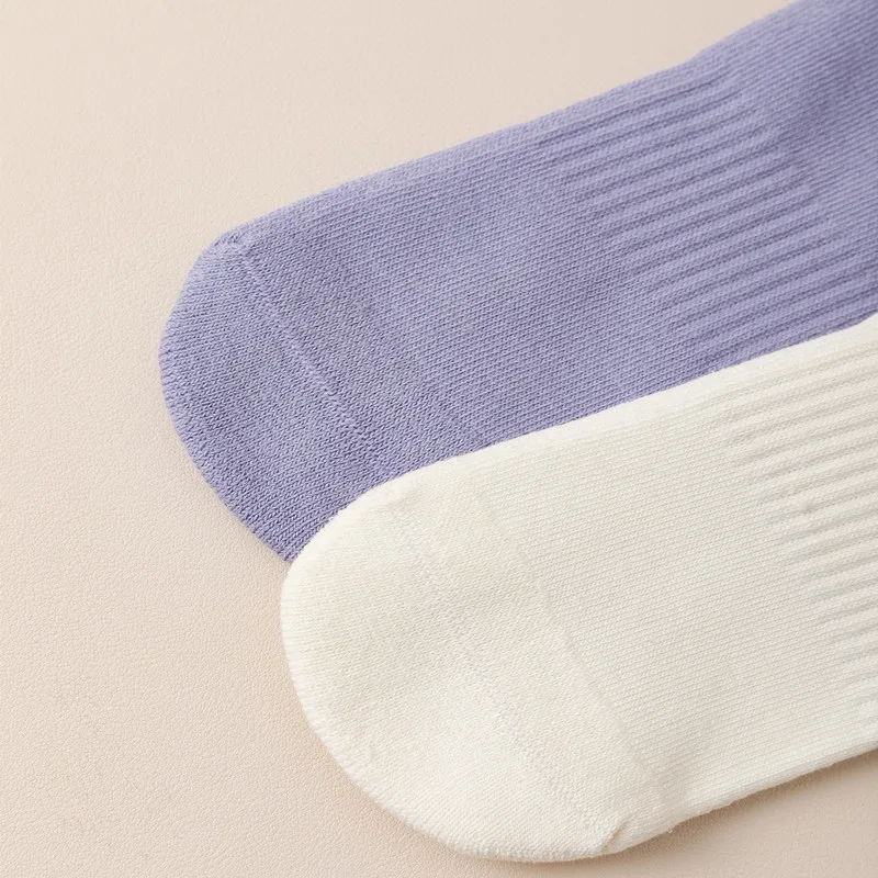 Stripe Mid-calf Yoga Socks Cotton Breathable Non-slip Pilates Socks Fitness Dance Floor Socks Sports Yoga Aids 12 Sc1f55d531d4441d9a00b72f8e853b6757
