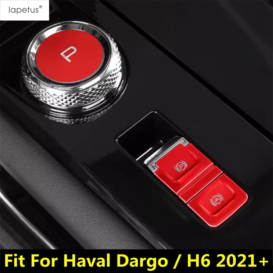 

Car Styling Electronic Handbrake Buttons Sequins Decoration Cover Trim Fit For Haval Dargo / H6 2021 2022 Interior Accessories