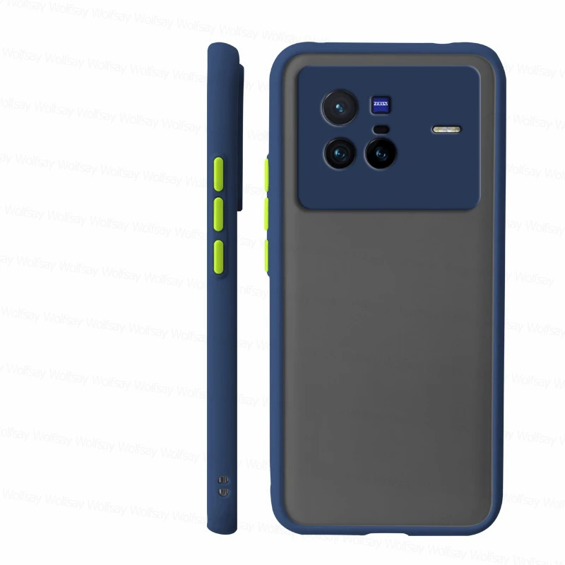 Matte PC Cover For Vivo X80 Pro Case Vivo X60 X70 X80 Pro X Note 5G Cover Shockproof TPU Protective Phone Back Case Vivo_voghion.com