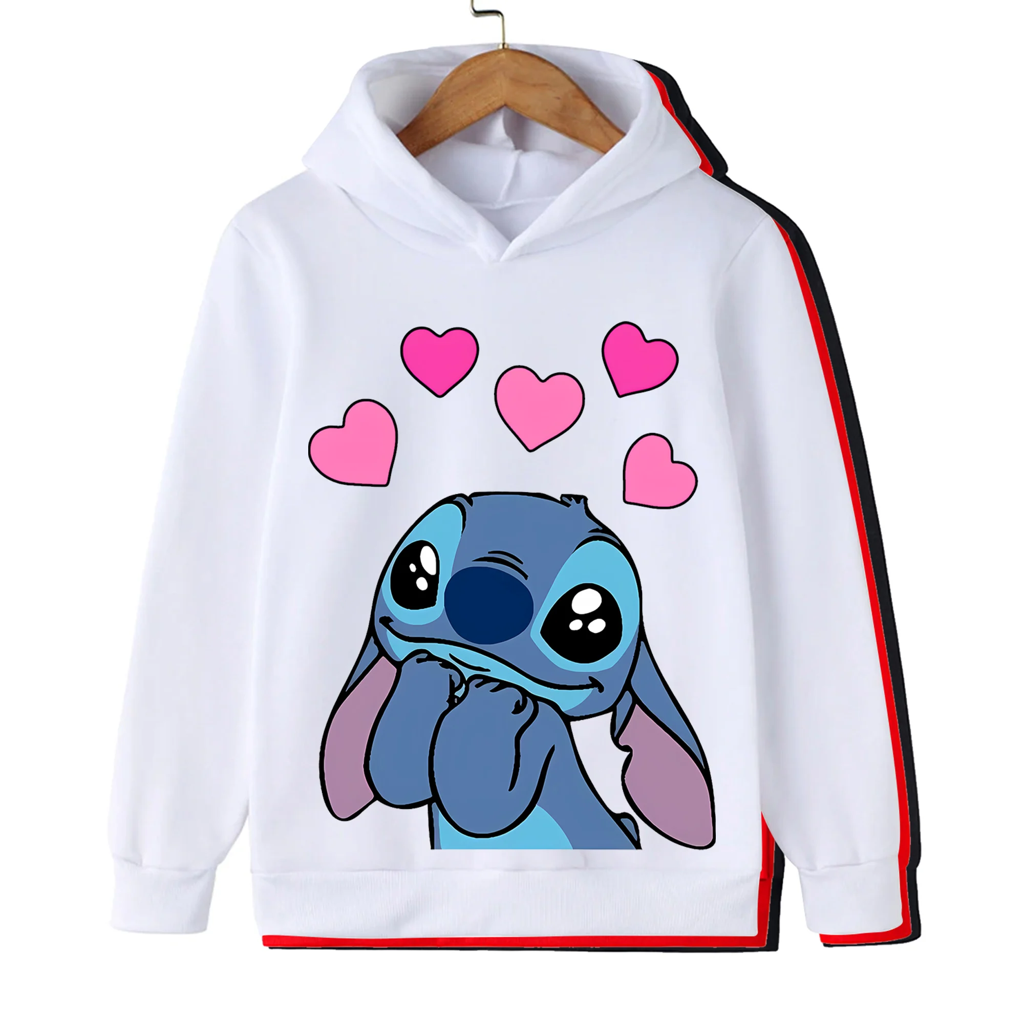 thumbnail image 1 of Ropa para niñas Sudaderas con capucha de punto Conjuntos de ropa para niños Tops y pantalones para niñas Conjuntos de 2 piezas Conjuntos de chándal para niños, 1 of 5