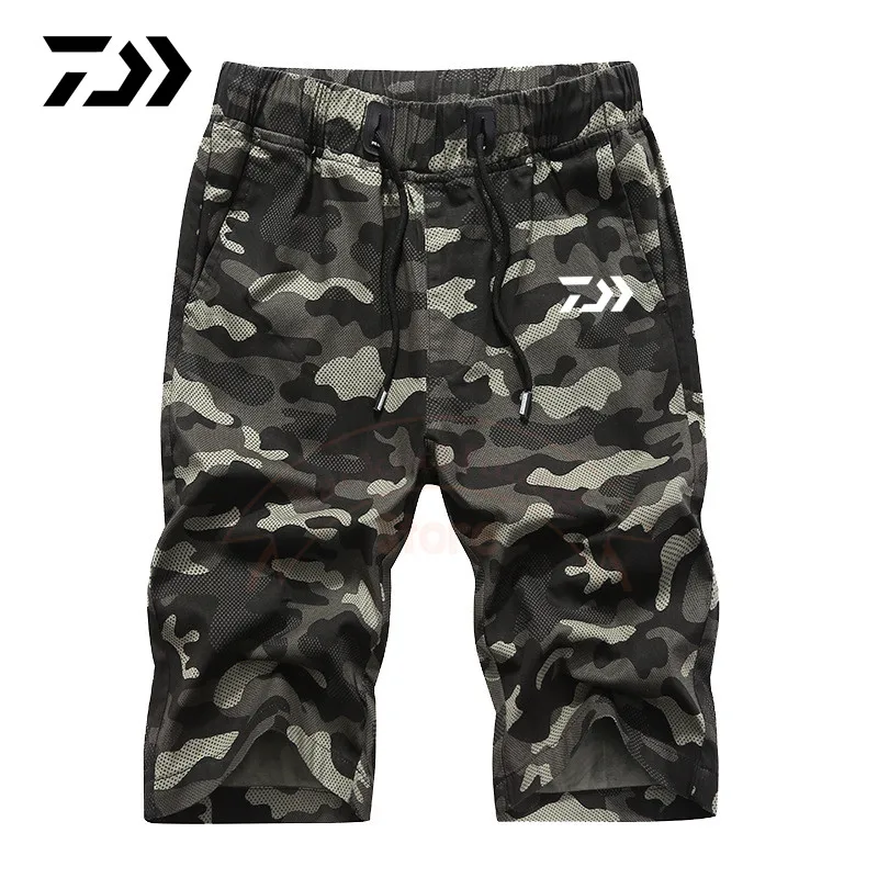 Daiwa 2023 New Camo Fishing Shorts Men's Capris Outdoor Sports Breathable  Multi Pocket Beach Shorts - AliExpress