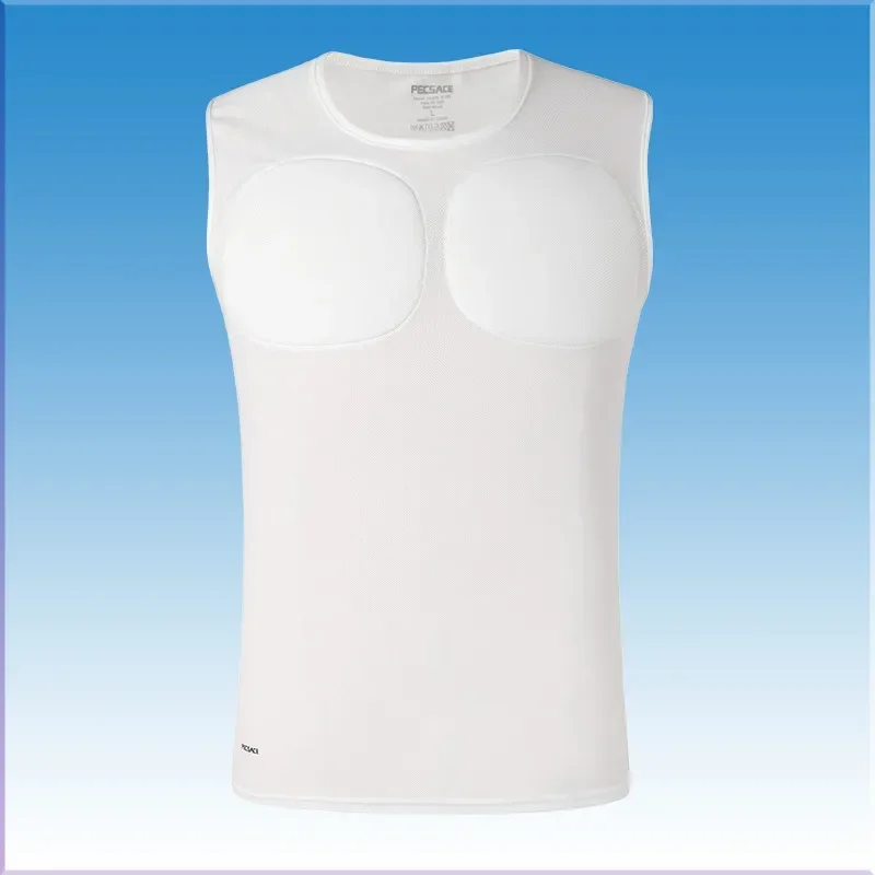3D Sponge Pads for Fake Muscle T-Shirt Man Cosplay Arm Chest Accessories Party Body Shaper Invisible Corset Top Pad Undershirts body shaper muscle shaper
