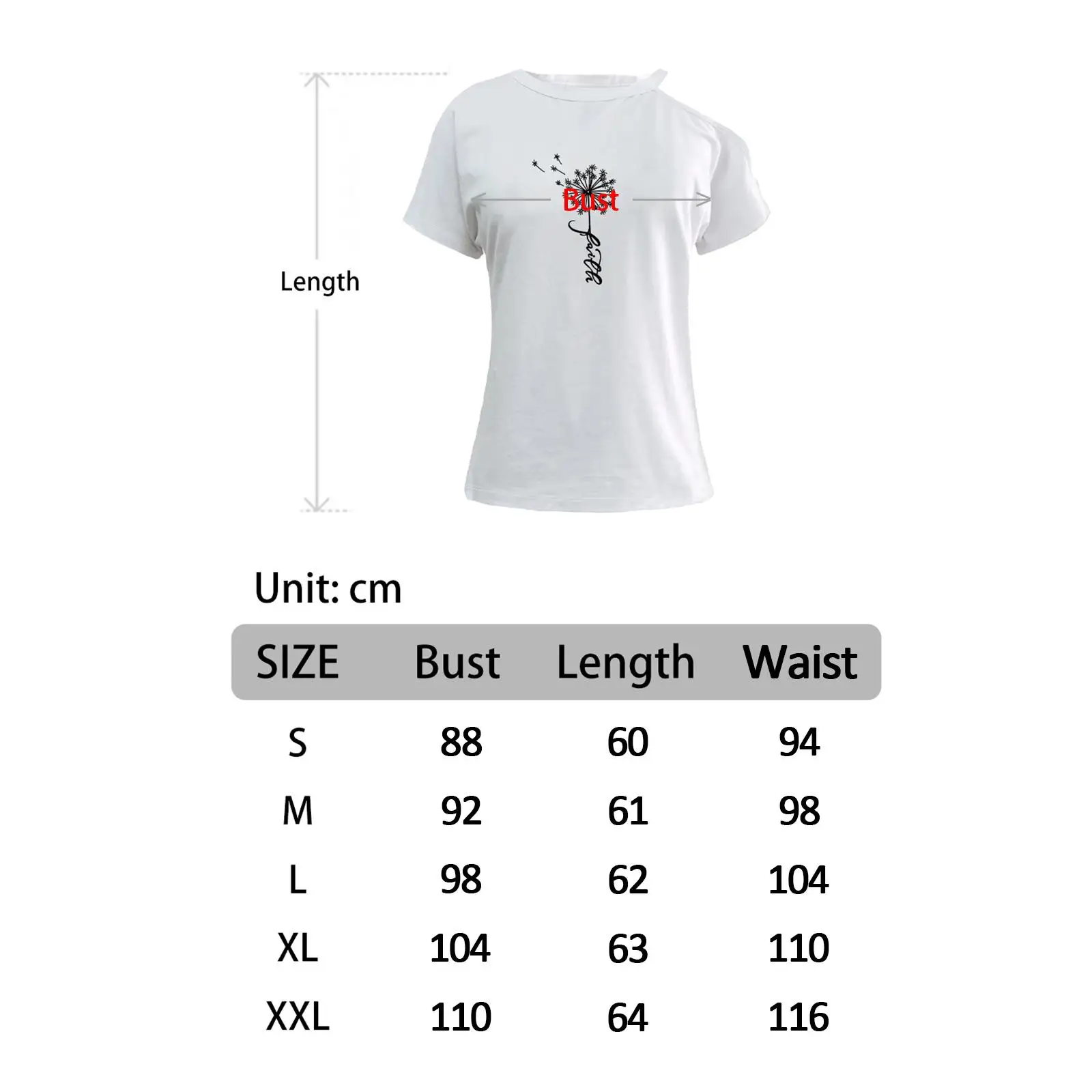 Women`s T Shirts Stylish Off Shoulder Round Neck Casual Loose Clothing