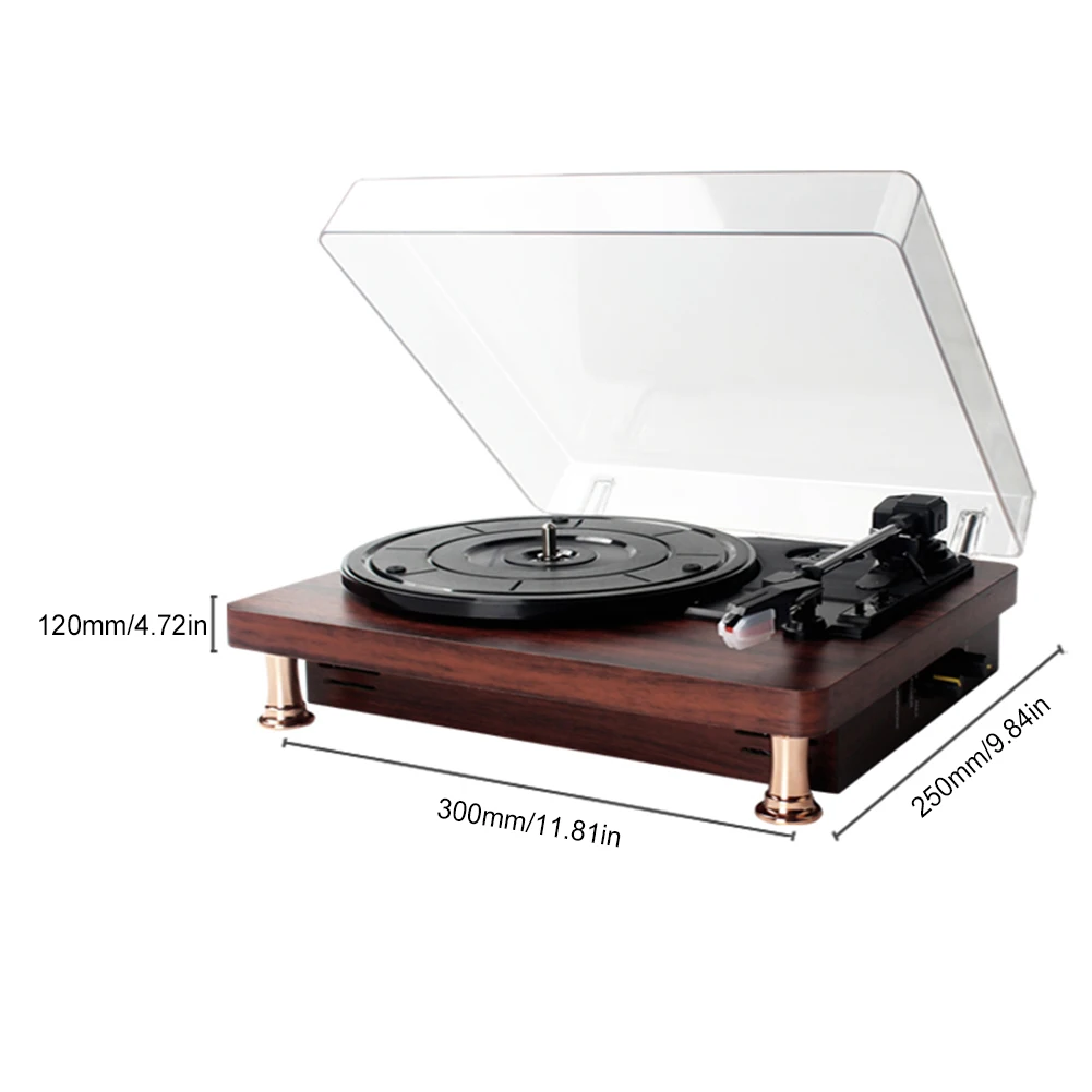 레트로 비닐 레코드 플레이어, 향수 스타일, 레코드 플레이어, 33 RPM, 45 RPM, 78RPM, 내장 스피커, 홈 데코 빈티지 축음기, 신제품