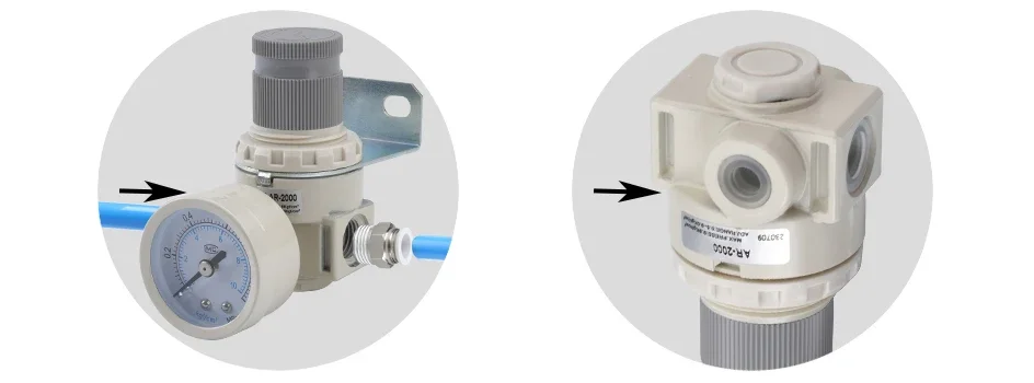 Description Picture 3 of itemYIDI AR2000 G1/4 with Fitting Air Compressor Pressure Regulator Pneumatic Reducing Control Regulating Valve Switch Tool Tools