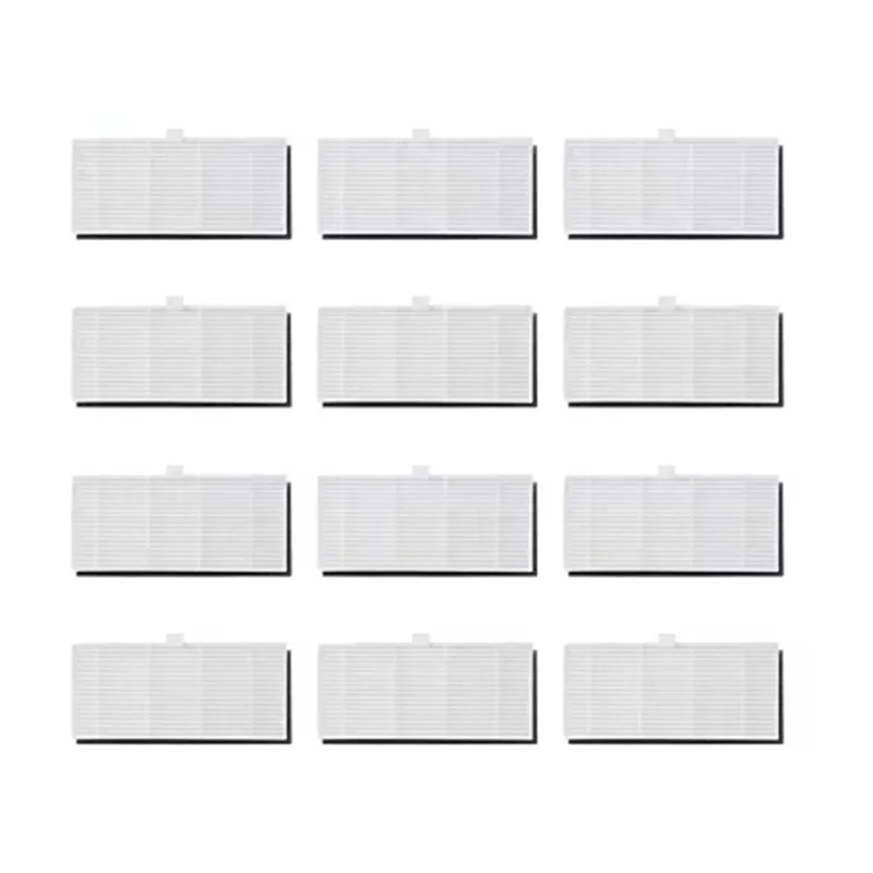 B82B-12 PCS Replacement Filter Accessories For Iconic Brand Lydsto R1 / R1A / R1 Pro / S1 Vacuum Cleaners
