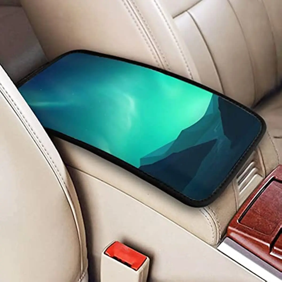 

Auto Center Console Pad Car Armrest Box Cover Pad Protector Soft Universal Fit for Most Vehicles Accessories Aurora Size