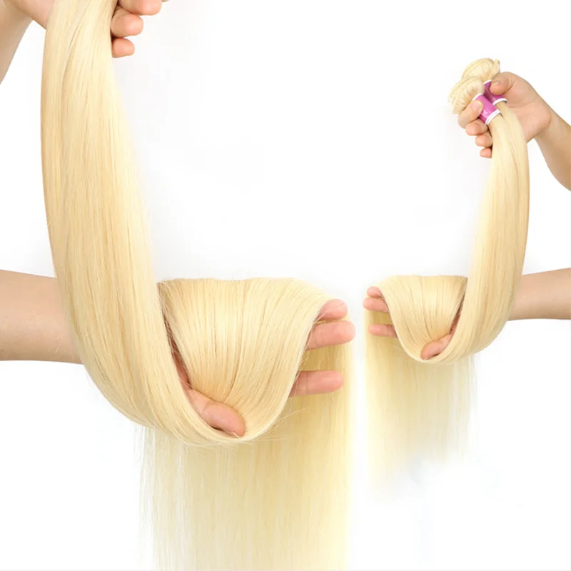 613 Blonde Hair Bundles 30 34 36 38 40 Inches Straight Human Hair Bundles Brazilian Weave Bundle Remy Human Extensions human hair extensions human hair bundles
