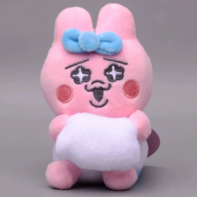 

Милый плюшевый кролик в виде головы брюк, игрушки в стиле аниме, подвеска в японском стиле, забавные штаны, рюкзак, украшение, розовый кролик, кукла, подвеска