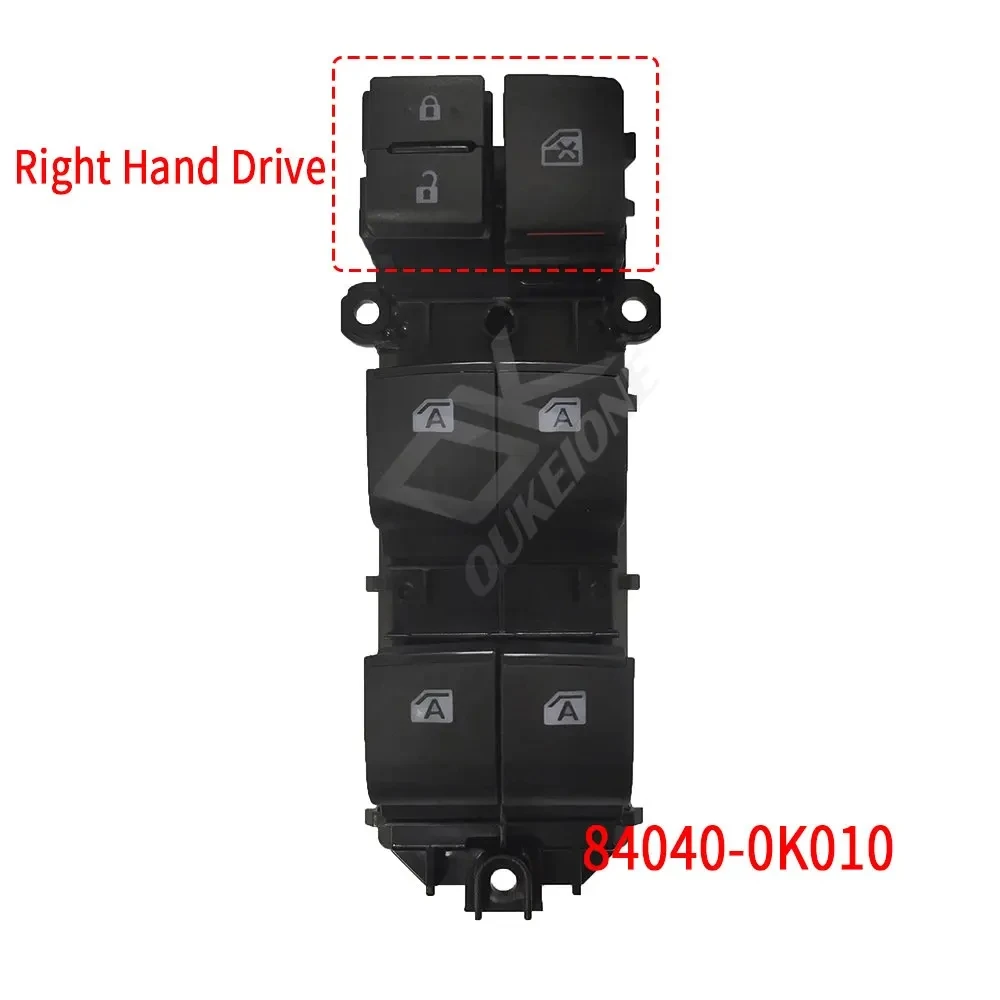 도요타 포츄너 Hilux 4 러너 트럭용 전동 윈도우 스위치 단추, 이노바 기장 ZACE 84040-0K010 84040-0K021, 자동차 액세서리
