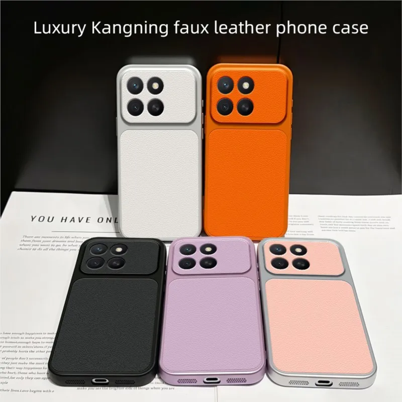 Fashion Shockproof Hybrid PU Leather Protective Case - Slim and Durable Design