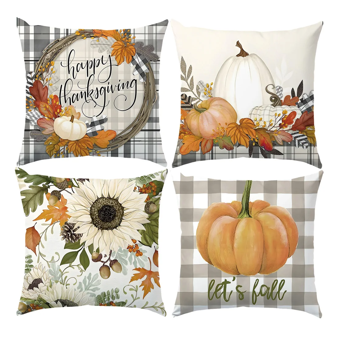 Autumn Theme Pillow Cover 3