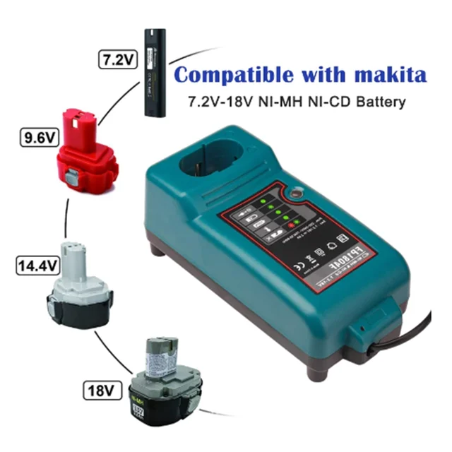 Chargeur pour batteries Makita de 7.2V à 18V